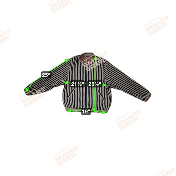 Scotch & Soda - Reversible Satin Bomber Jacket Paisley Stripe - Gold Medium - Picture 12 of 12